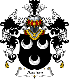 German Wappen Coat of Arms (v.25) Aachen
