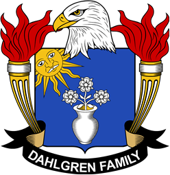 Coat of arms used by the Dahlgren family in the United States of America