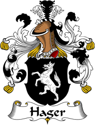 German Wappen Coat of Arms for Hager