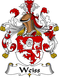 German Wappen Coat of Arms for Weiss