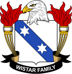 Coat of arms used by the Wistar family in the United States of America