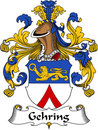 German Wappen Coat of Arms for Gehring
