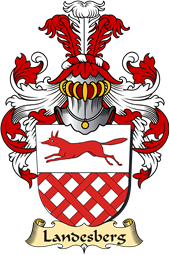 v.23 Coat of Family Arms from Germany for Landesberg