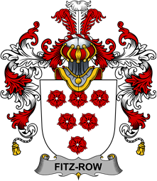 Irish Family Coat of Arms (v.25b) Fitz-Row