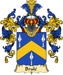 French Family Coat of Arms (v.25) Brulley or Brulé