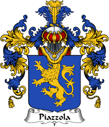 Italian Family Coat of Arms (v.25b) Piazzola