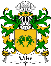 Welsh Coat of Arms for Uthr (PENDRAGON, Father of King Arhtur)