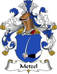 German Wappen Coat of Arms for Metzel