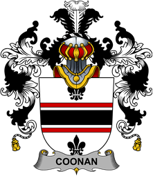 Irish Family Coat of Arms (v.25b) Coonan or O