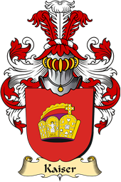 v.23 Coat of Family Arms from Germany for Kaiser