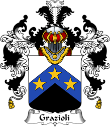 Italian Family Coat of Arms (v.25b) Grazioli