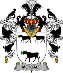 Irish Family Coat of Arms (v.25b) Metcalf or Metcalfe