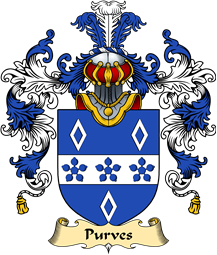 Scottish Family Coat of Arms (v.25) Purves
