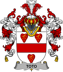 Irish Family Coat of Arms (v.25b) Toto