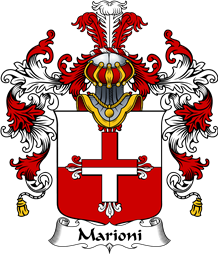 Italian Family Coat of Arms (v.25b) Marioni