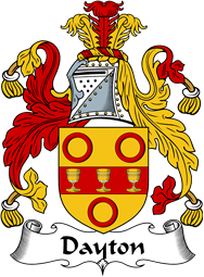 English Coat of Arms for the family Dayton