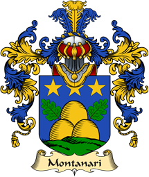 Italian Family Coat of Arms (v.25a) Montanari