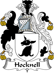 English Coat of Arms for the family Hocknell