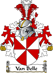 Dutch Coat of Arms for Van Belle