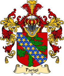 Italian Family Coat of Arms (v.25a) Parigi