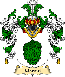 Italian Family Coat of Arms (v.25a) Moroni