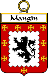 French Coat of Arms Badge for Mangin