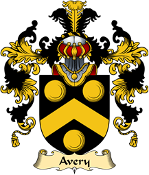 English Family Coat of Arms (v.25) Avery