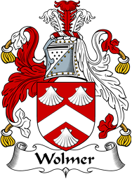 English Coat of Arms for the family Wolmer