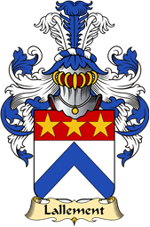 French Family Coat of Arms (v.23) for Lallement