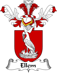 Coat of Arms from Scotland for Ellem or Elm