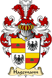 v.23 Coat of Family Arms from Germany for Hagemann