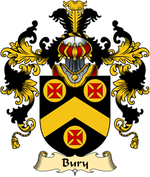 English Family Coat of Arms (v.25) Bury
