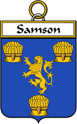 French Coat of Arms Badge for Samson