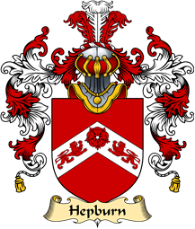 English Family Coat of Arms (v.25) Hepburn