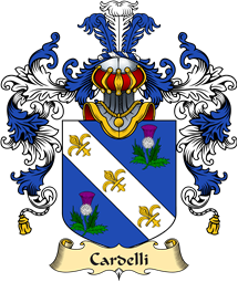 Italian Family Coat of Arms (v.25a) Cardelli