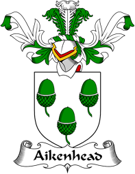 Coat of Arms from Scotland for Aikenhead