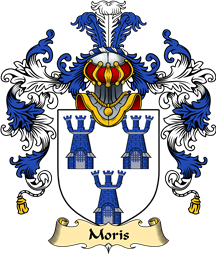Welsh Family Coat of Arms (v.25) Moris (of Caswilia, Brawdy, Pembrokeshire)