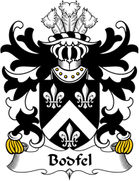 Welsh Coat of Arms for Bodfel (of Caernarfonshire)