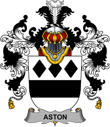 Irish Family Coat of Arms (v.25b) Aston