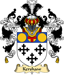 English Family Coat of Arms (v.25) Kershaw