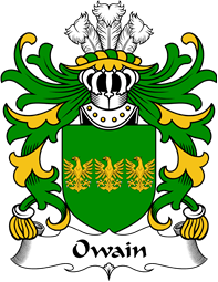 Welsh Coat of Arms for Owain (GWYNEDD)