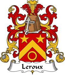 Coat of Arms from France for Leroux (Roux le) I