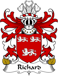 Welsh Coat of Arms for Richard (AP CADWALADR)