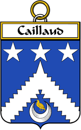 French Coat of Arms Badge for Caillaud