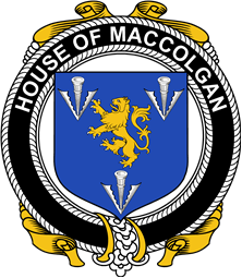 Irish Coat of Arms Badge for the MACCOLGAN family