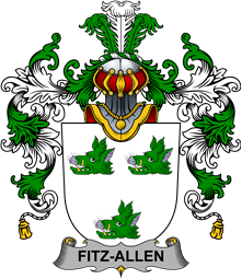 Irish Family Coat of Arms (v.25b) Fitz-Allen