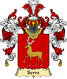 French Family Coat of Arms (v.25) Serre