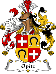 German Wappen Coat of Arms for Opitz