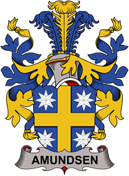 Coat of arms used by the Danish family Amundsen