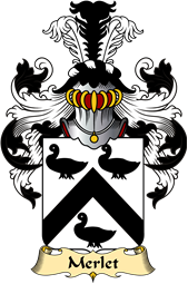 French Family Coat of Arms (v.23) for Merlet